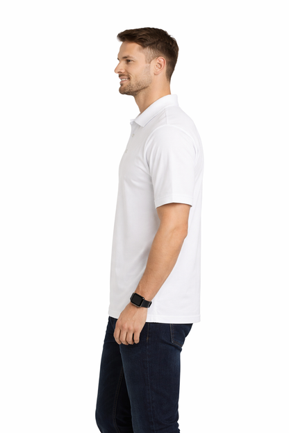 Envast Men's Polo White T-shirt