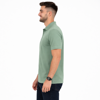 Envast Men's Polo Mint Green T-shirt