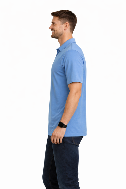 Envast Men's Polo Sky Blue T-shirt