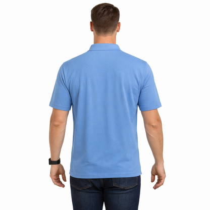 Envast Men's Polo Sky Blue T-shirt