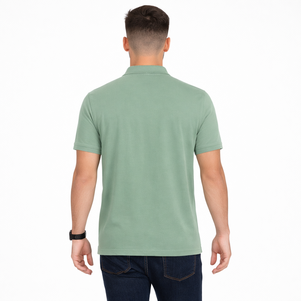 Envast Men's Polo Mint Green T-shirt