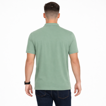 Envast Men's Polo Mint Green T-shirt