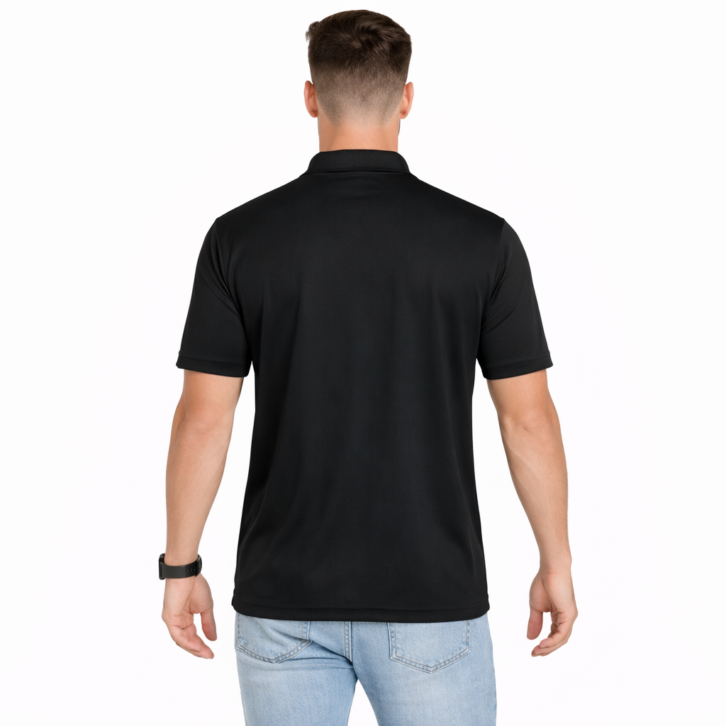 Envast Men's Polo Black T-shirt