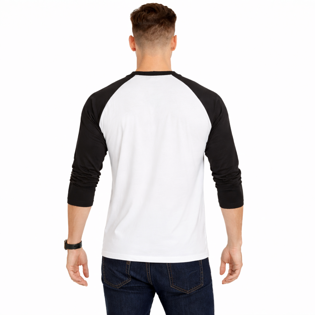 Envast Men's Raglan Cotton Envast Your Vision White T-shirt
