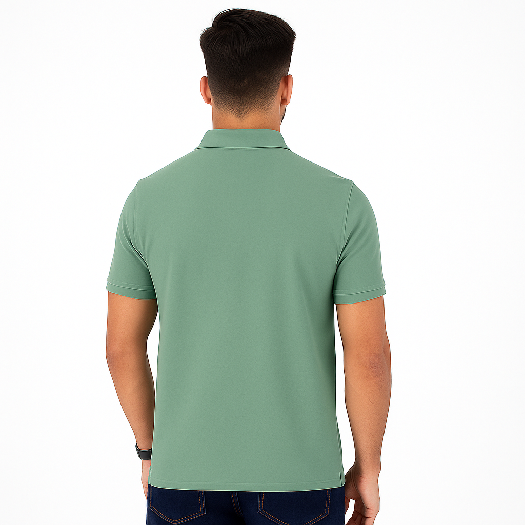 Envast Men's Polo Mint Green T-shirt