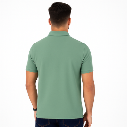 Envast Men's Polo Mint Green T-shirt