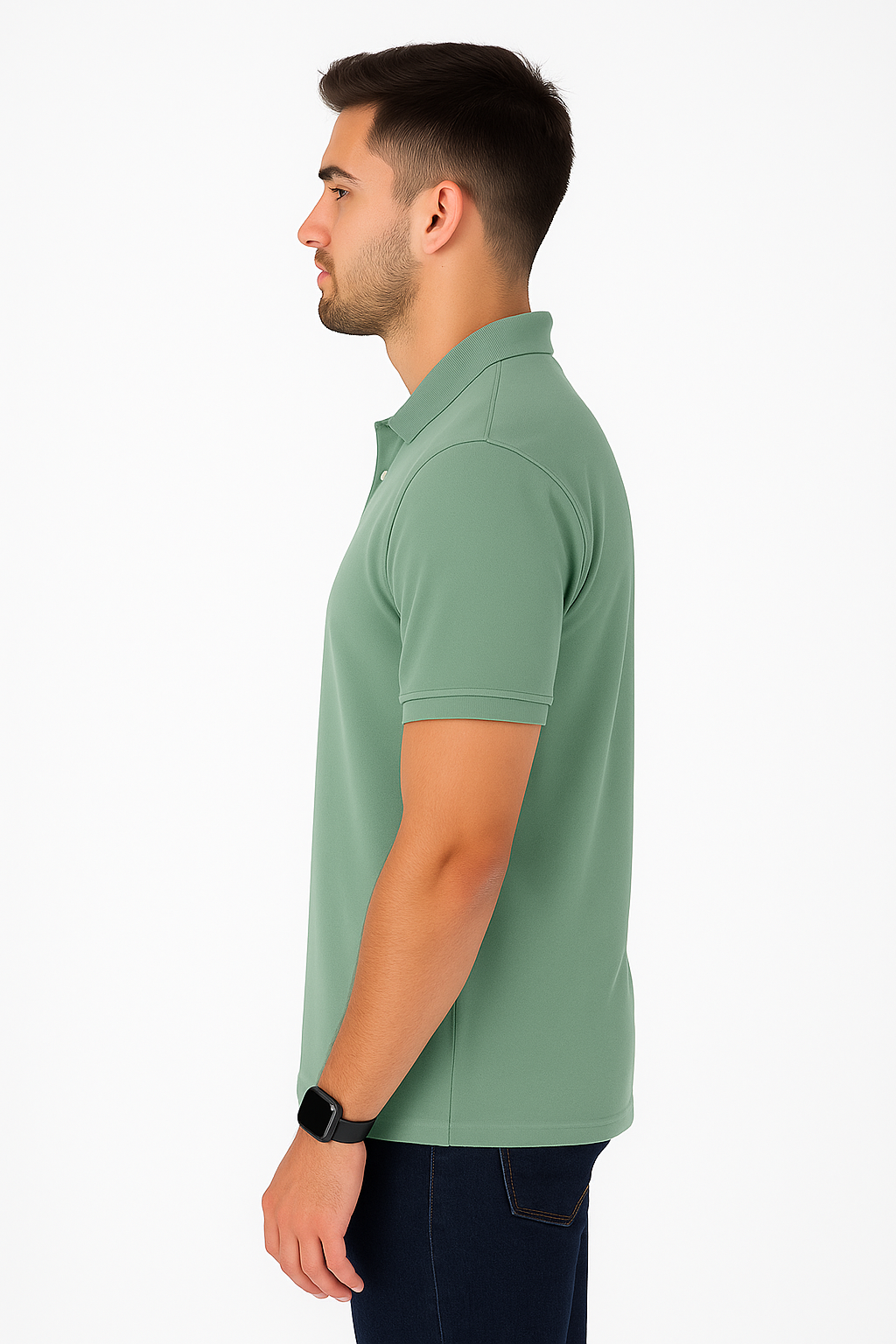 Envast Men's Polo Mint Green T-shirt