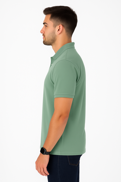 Envast Men's Polo Mint Green T-shirt
