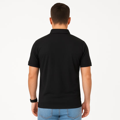 Envast Men's Polo Black T-shirt