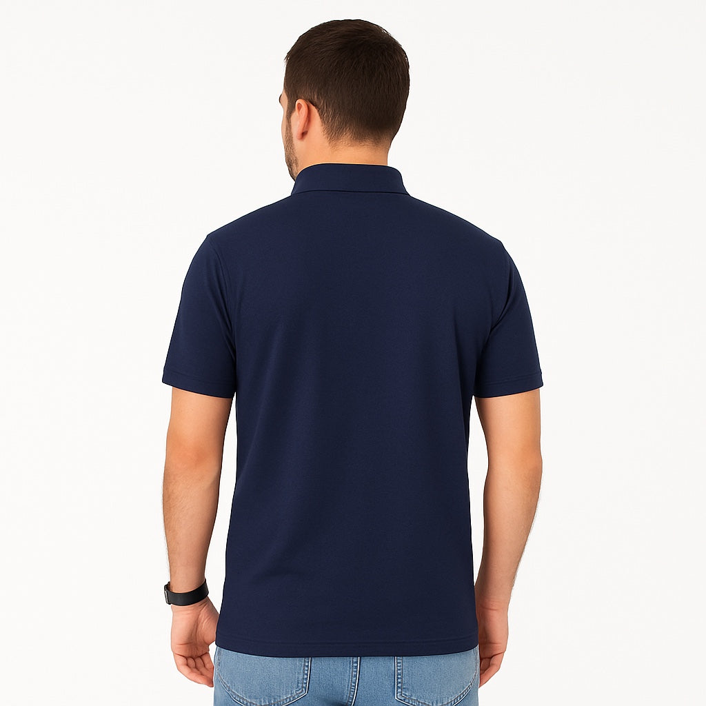 Envast Men's Polo Navy Blue T-shirt