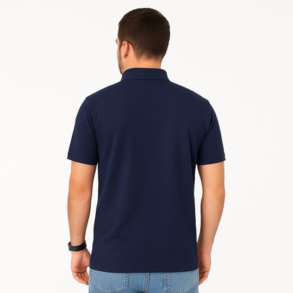 Envast Men's Polo Navy Blue T-shirt