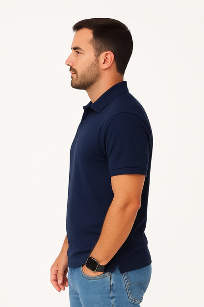 Envast Men's Polo Navy Blue T-shirt