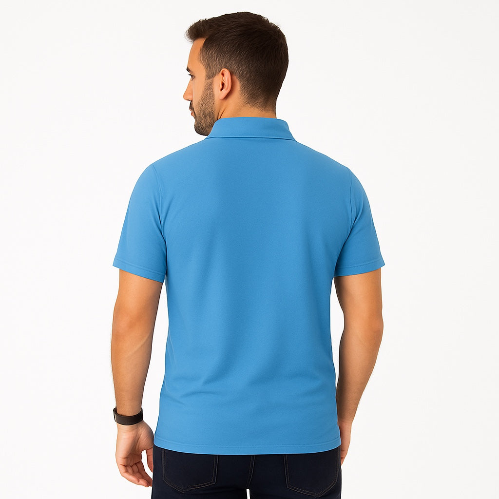 Envast Men's Polo Sky Blue T-shirt