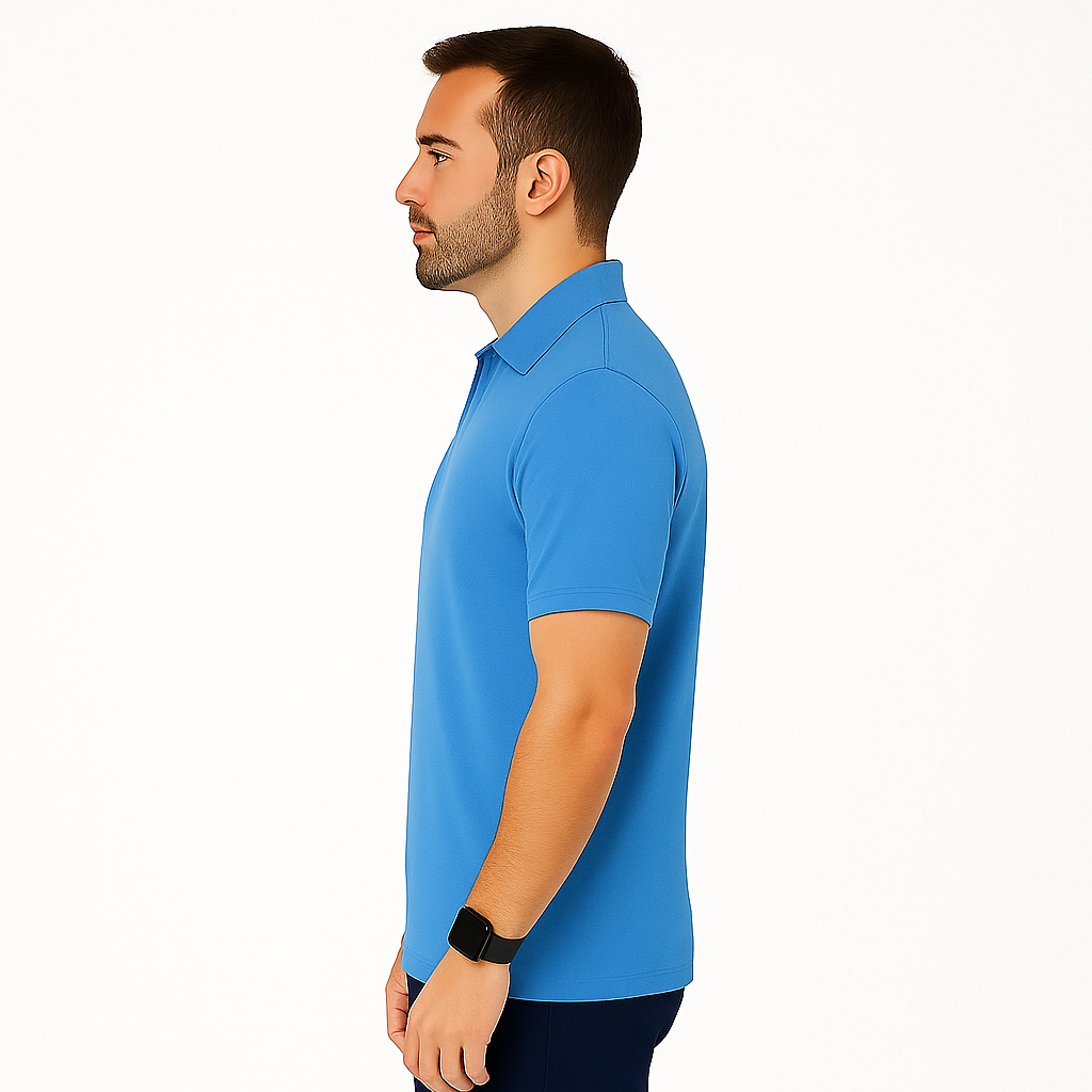 Envast Men's Polo Sky Blue T-shirt