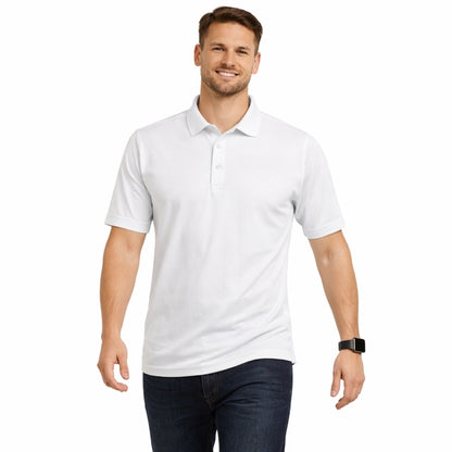 Envast Men's Polo White T-shirt